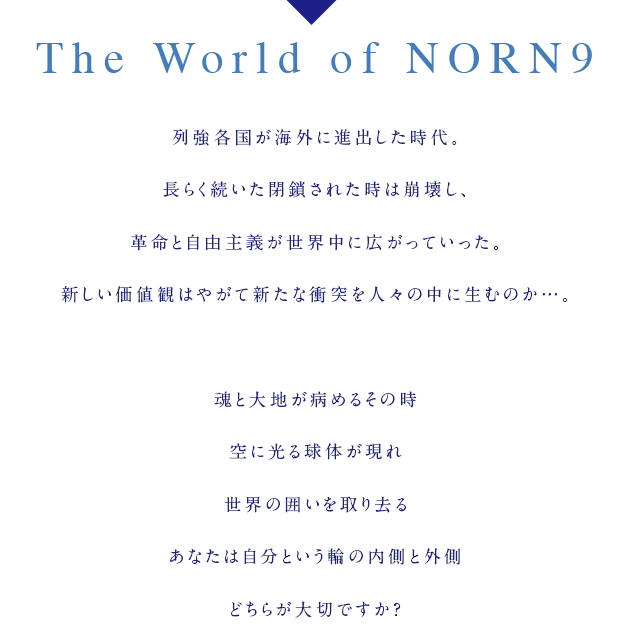 The World of NORN9